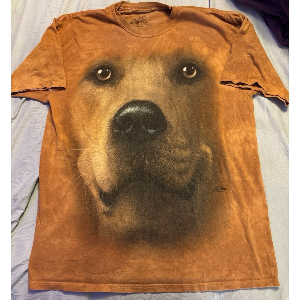 The Mountain Men's Golden Retriever‎ Photo Print Tee, XL